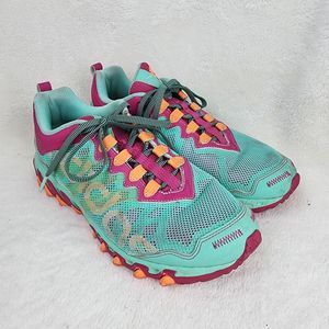 Adidas Womens PYA046001 Vigor Multicolor Green Walking Running Sneakers Size 8.5